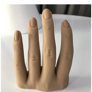 Silicone practice hand** never been used**